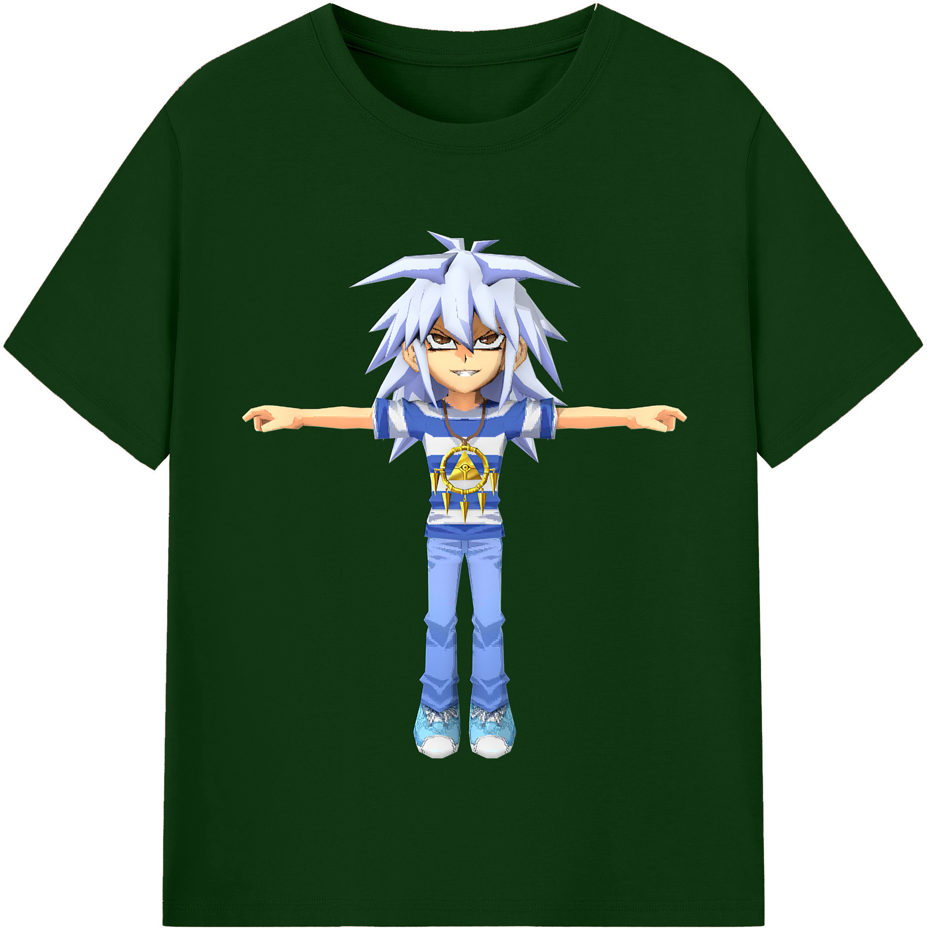 （画像用） 遊☆戯☆王 Yu-Gi-Oh! 綿100％半袖Tシャツ（フロントプリント）